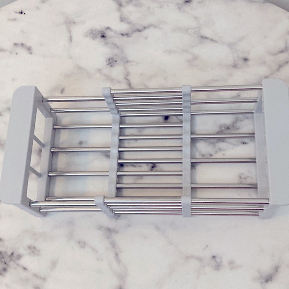 Stainless steel Retractable drain rack kitchen basket - Picture 5 of 7